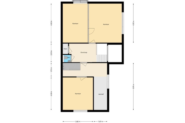 KantoorruimteaanMarkt 13<br/> inOud-Gastel