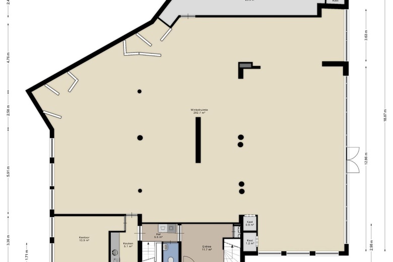 WinkelruimteaanKerkbuurt 38<br/> inSliedrecht WinkelruimteaanKerkbuurt 38<br/> inSliedrecht
