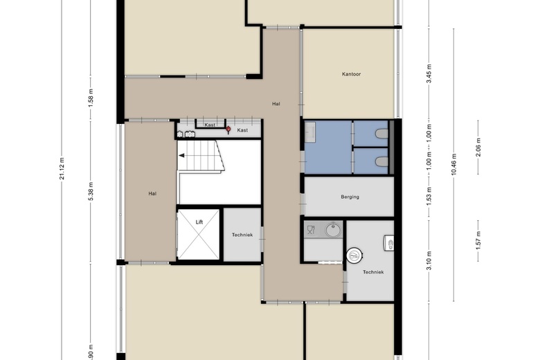 KantoorruimteaanLireweg 46 - 48<br/> inNieuw-Vennep