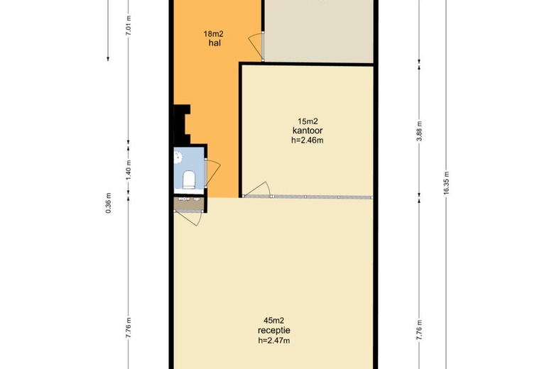 WinkelruimteaanWesterdorpsstraat 33<br/> inHoevelaken