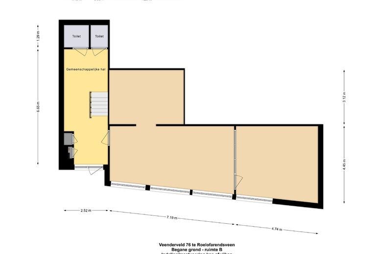 KantoorruimteaanVeenderveld 76<br/> inRoelofarendsveen
