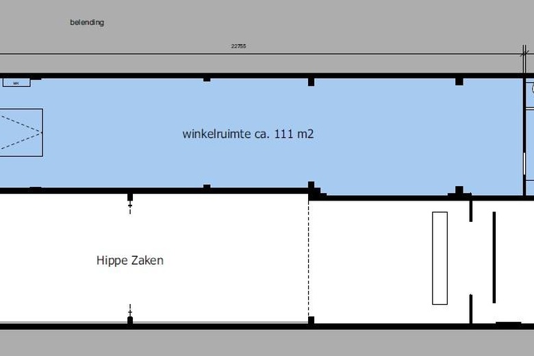 WinkelruimteaanWouwsestraat 38<br/> inBergen op Zoom