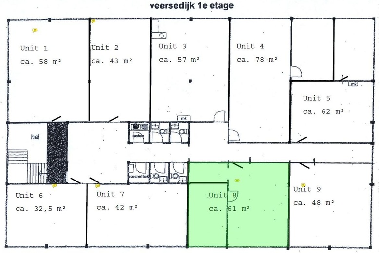 KantoorruimteaanVeersedijk 59<br/> inHendrik-Ido-Ambacht
