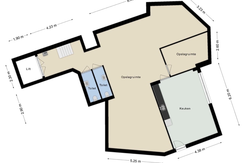 WinkelruimteaanKerkstraat 1<br/> inWijlre