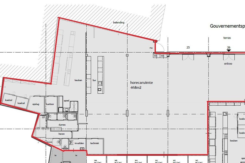 HorecaaanGouvernementsplein 26<br/> inBergen op Zoom