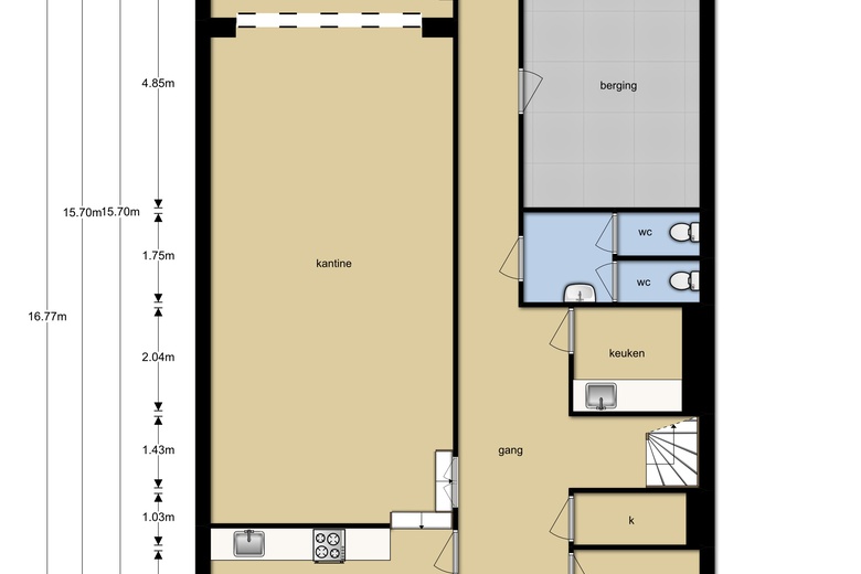 KantoorruimteaanBurgemeester van Karnebeeklaan 17A<br/> inDen Haag