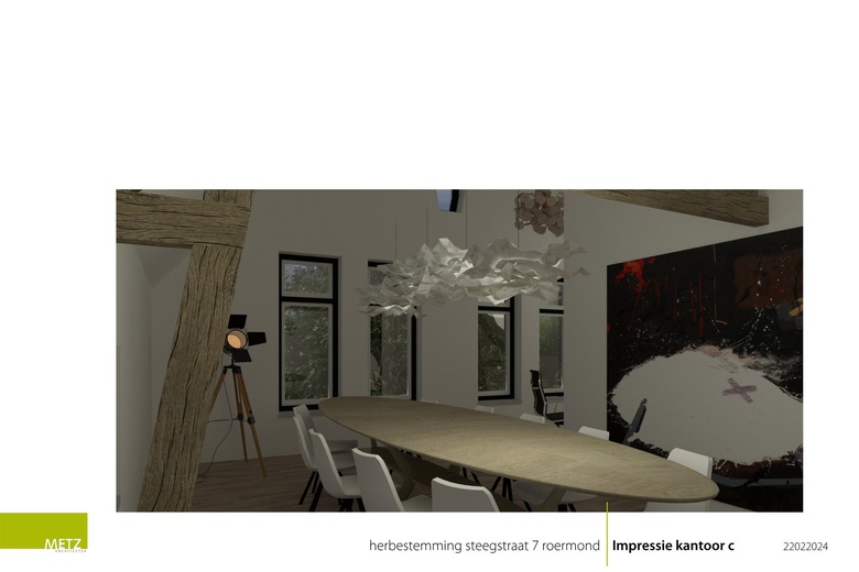 KantoorruimteaanSteegstraat 7<br/> inRoermond