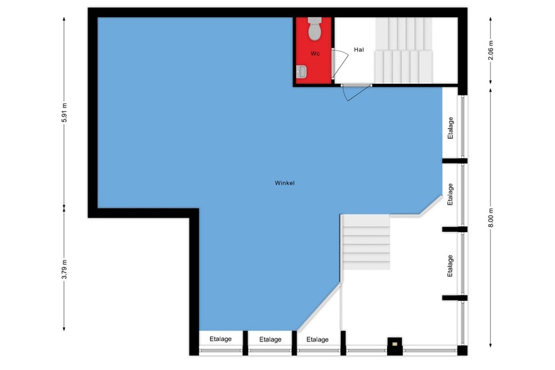 WinkelruimteaanWalstraat 36<br/> inOss