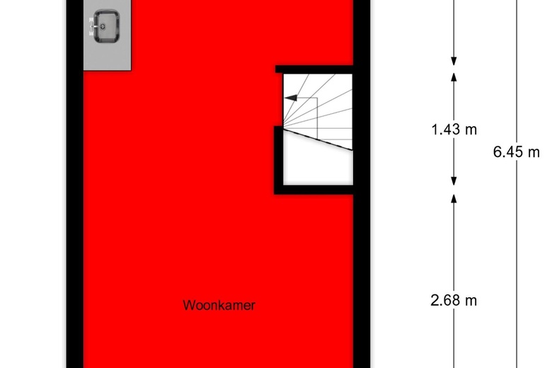 WinkelruimteaanMagdalenenstraat 12<br/> inAlkmaar