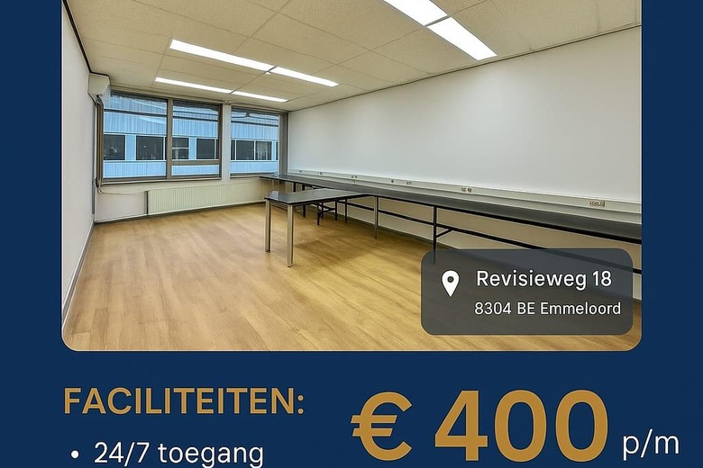 KantoorruimteaanRevisieweg 18<br/> inEmmeloord KantoorruimteaanRevisieweg 18<br/> inEmmeloord