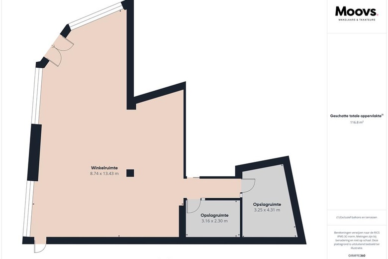 WinkelruimteaanNoordstraat 37<br/> inTerneuzen