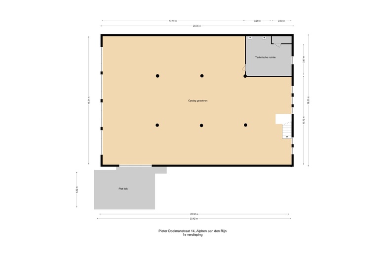 WinkelruimteaanPieter Doelmanstraat 14<br/> inAlphen aan den Rijn