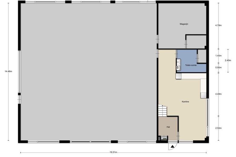 BedrijfsruimteaanAmbachtsstraat 11<br/> inPoortugaal