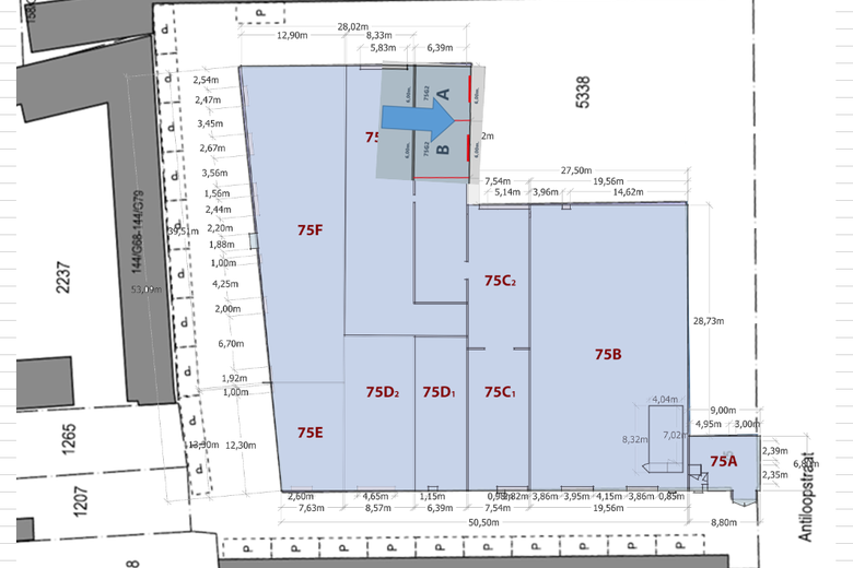 BedrijfsruimteaanAntiloopstraat 75<br/> inBreda