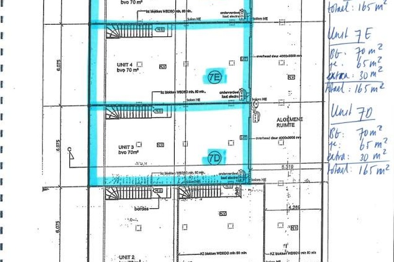BedrijfsruimteaanFlevodwarsweg 7 ,e,f<br/> inLeiden