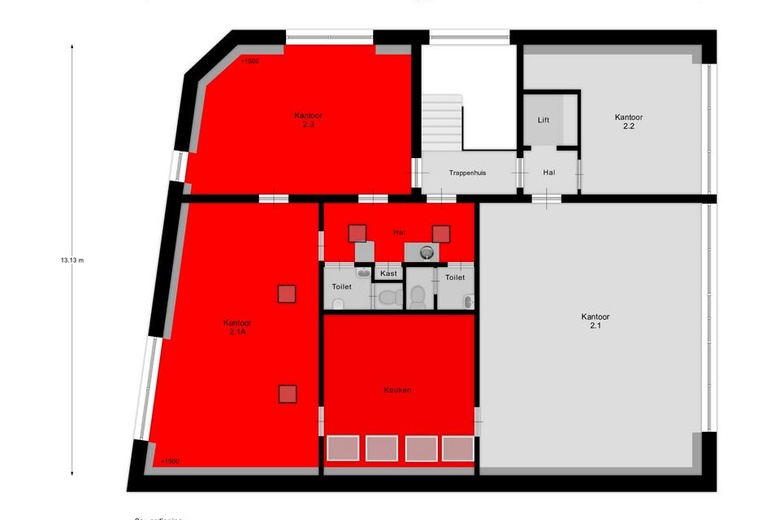 KantoorruimteaanKennemerstraatweg 13<br/> inAlkmaar