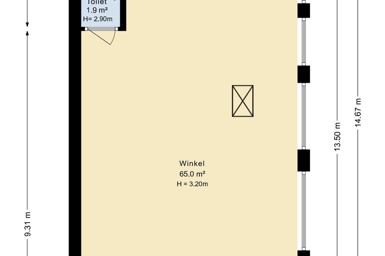 WinkelruimteaanLange Beestenmarkt 84<br/> inDen Haag