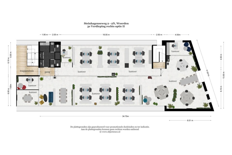 KantoorruimteaanSteinhagenseweg 2A t/m 2N 0 ong<br/> inWoerden