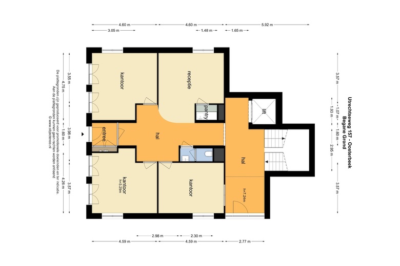 KantoorruimteaanUtrechtseweg 157<br/> inOosterbeek