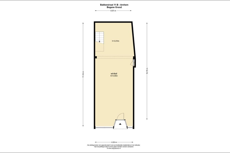 WinkelruimteaanBakkerstraat 11 B<br/> inArnhem