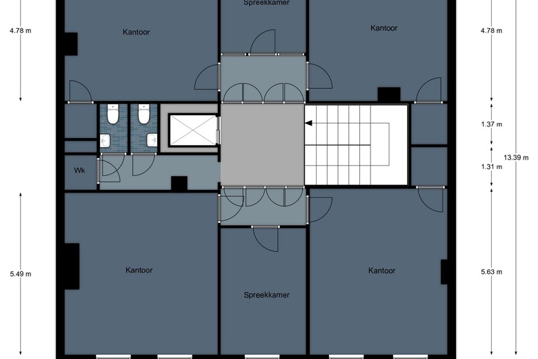 KantoorruimteaanIJsselkade 7<br/> inZutphen