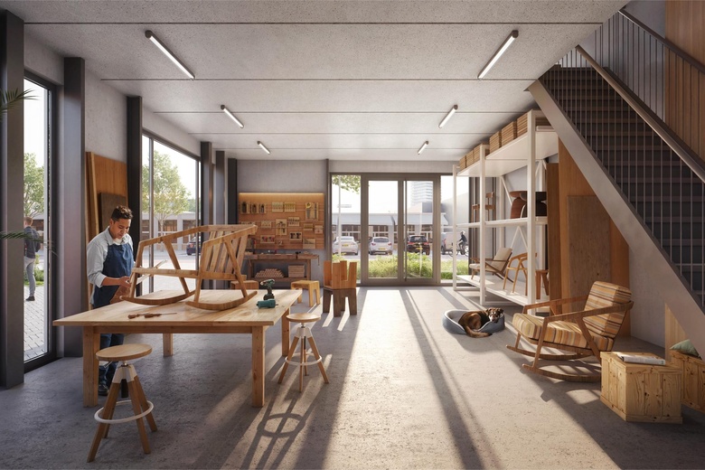 BedrijfsruimteaanRooseveltstraat 12<br/> inLeiden