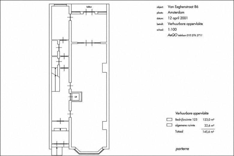 KantoorruimteaanVan Eeghenstraat 86 H<br/> inAmsterdam