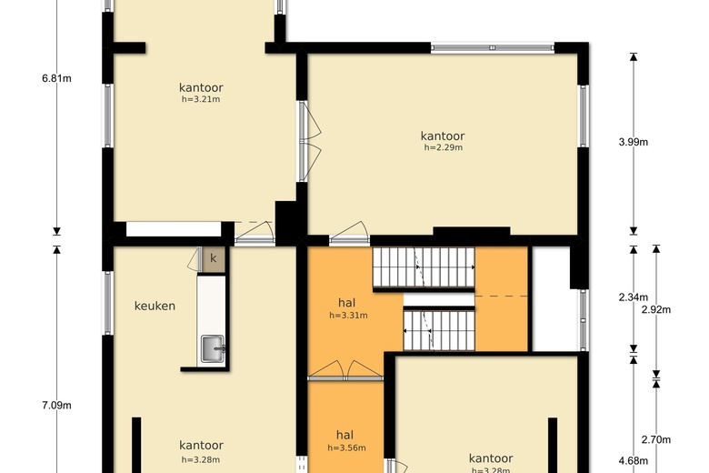 KantoorruimteaanPrinsen Bolwerk 1<br/> inHaarlem