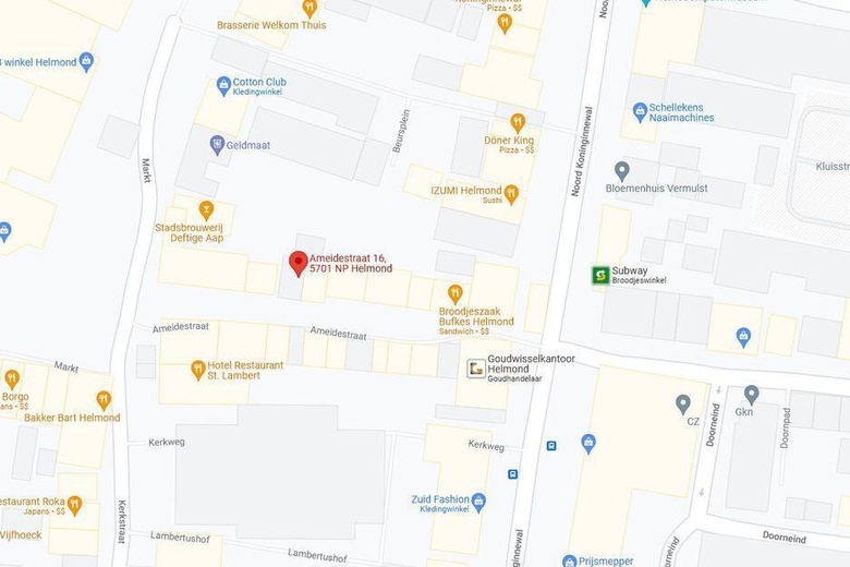 WinkelruimteaanAmeidestraat 16<br/> inHelmond
